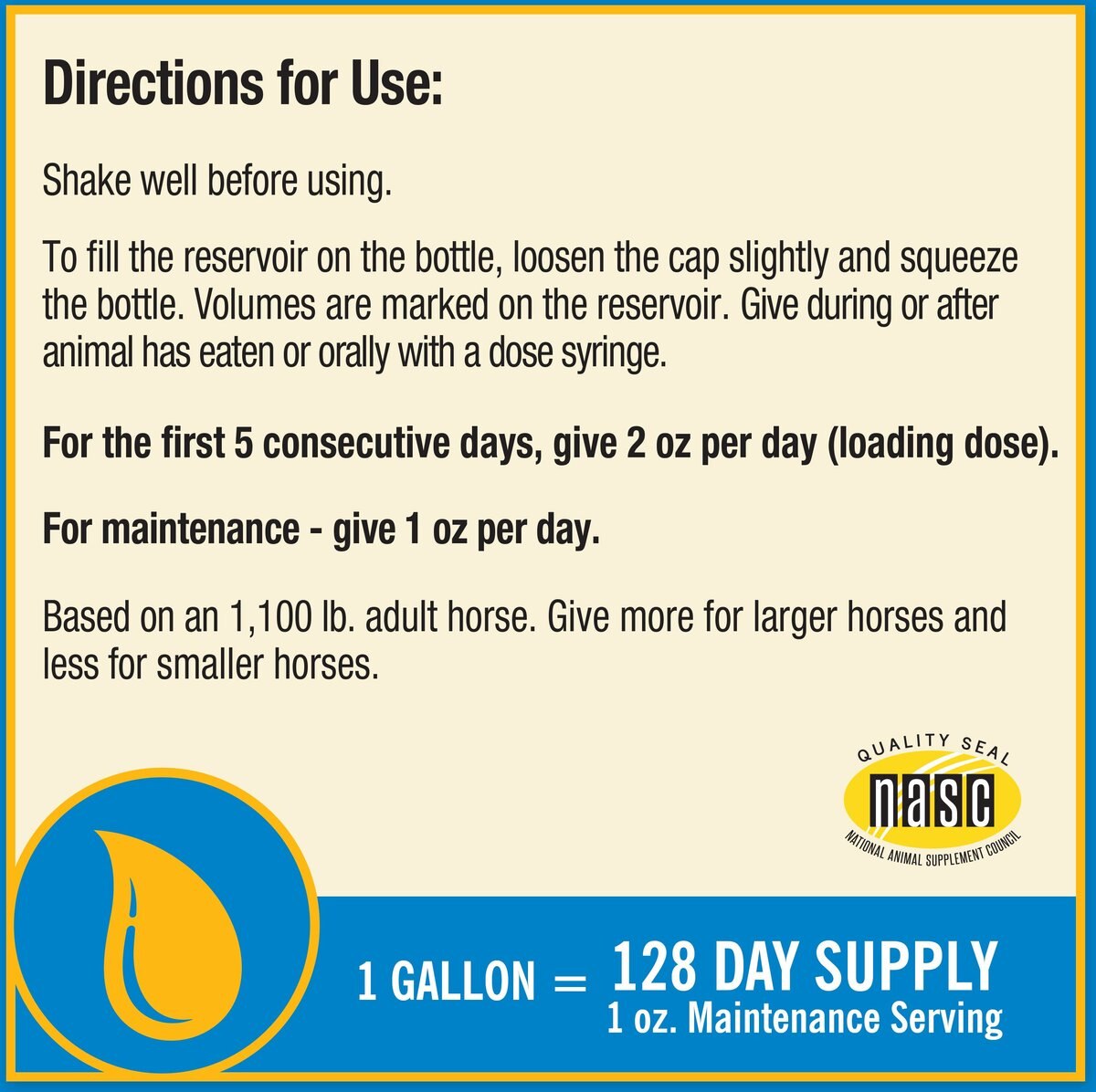 Farnam FluidFlex Joint Solution Liquid Horse Supplement