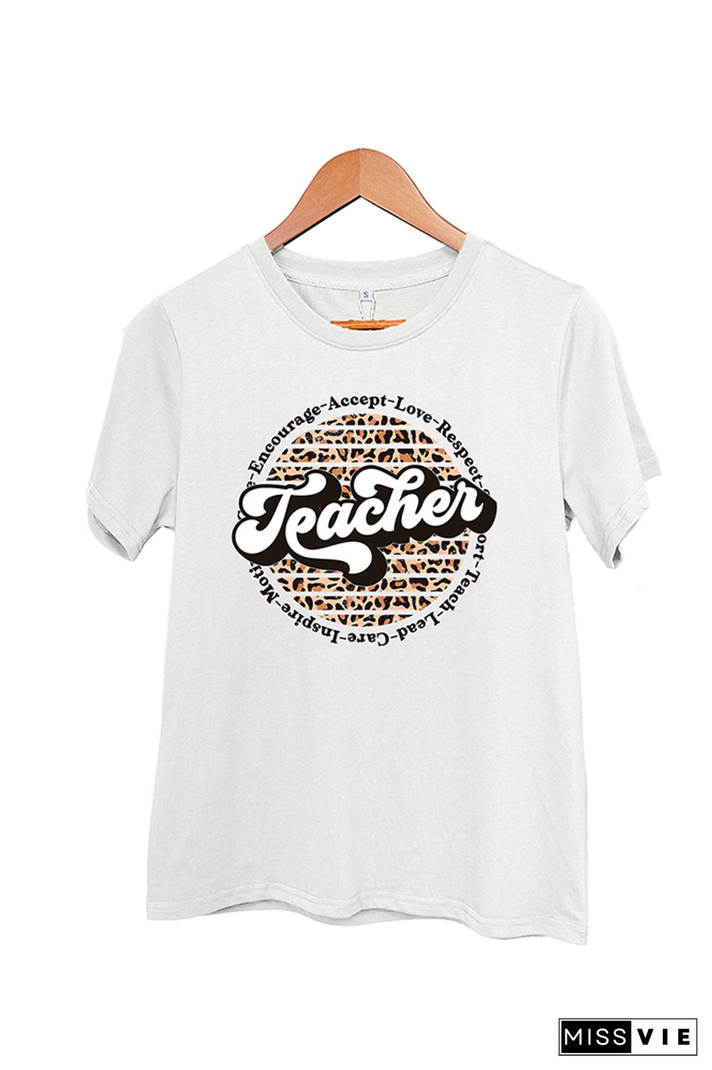 Teacher Circle Short Sleeve Graphic Tee Wholesale