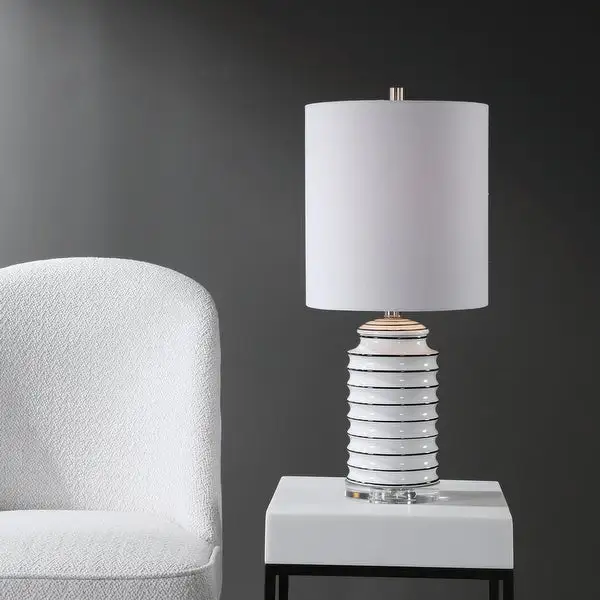 Uttermost Rayas White Table Lamp