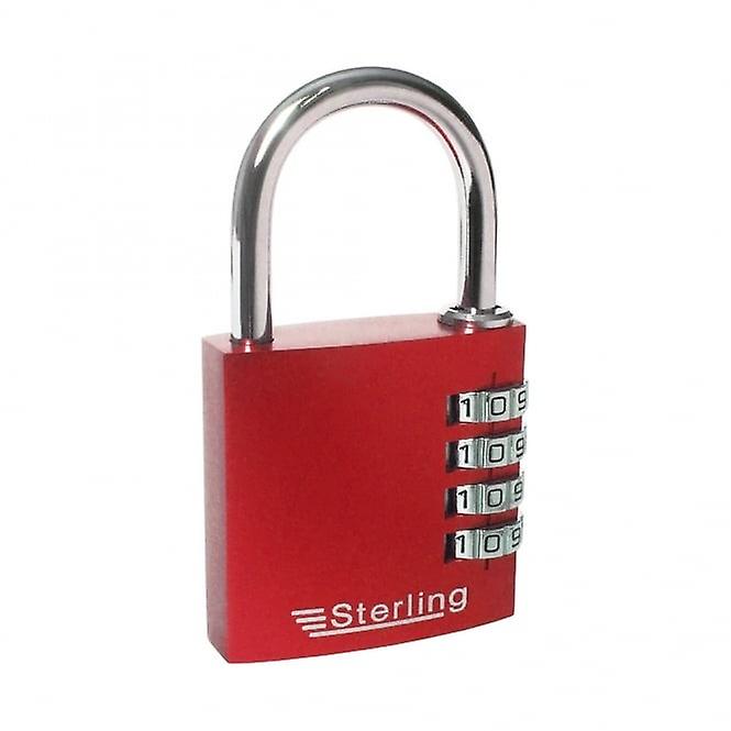 Sterling Anodised Combo Padlock