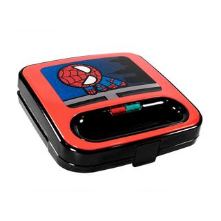 Uncanny Brands 900 W Marvel Spider-Man Red Double-Square American Waffle Maker WM2-MVC-SMC