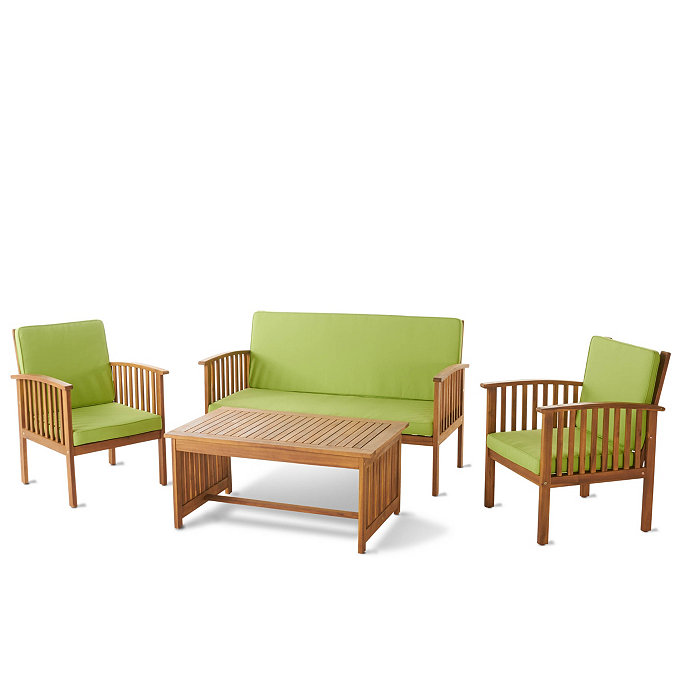 Noble House Carolina Outdoor 4pc Chair Set