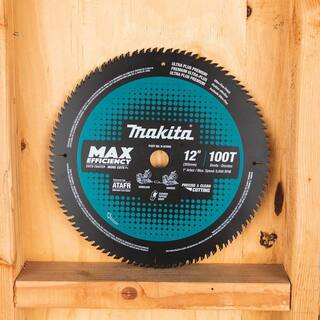 Makita 12 in. 100T Carbide-Tipped Max Efficiency Miter Saw Blade B-67000