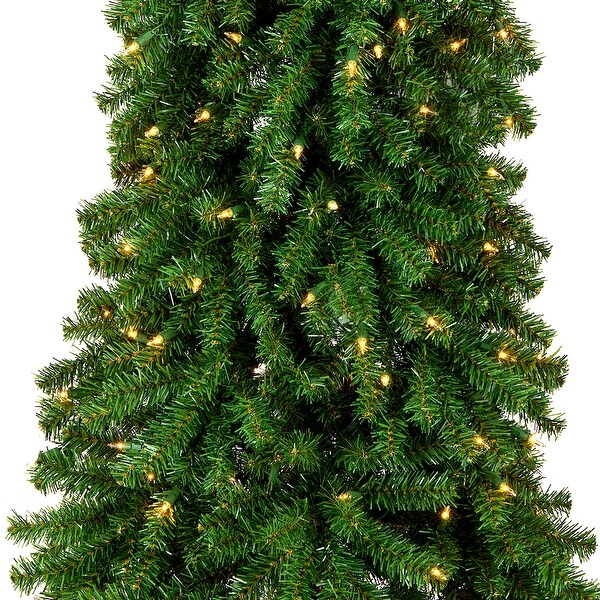 National Tree Company 6.5 ft. Prelit Grand Alpine Artificial Christmas Tree with 200 Clear Lights