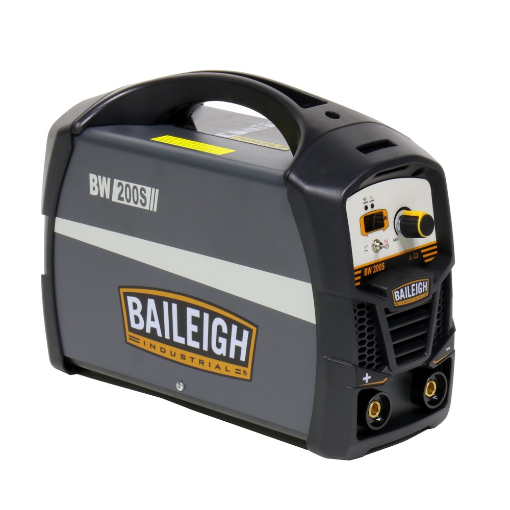 Baileigh BW-200S Dual Voltage Inverter Stick (SMAW) Welder 200A ;