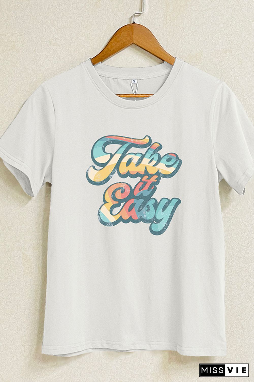 Take It Easy Graphic T-Shirt Wholesale