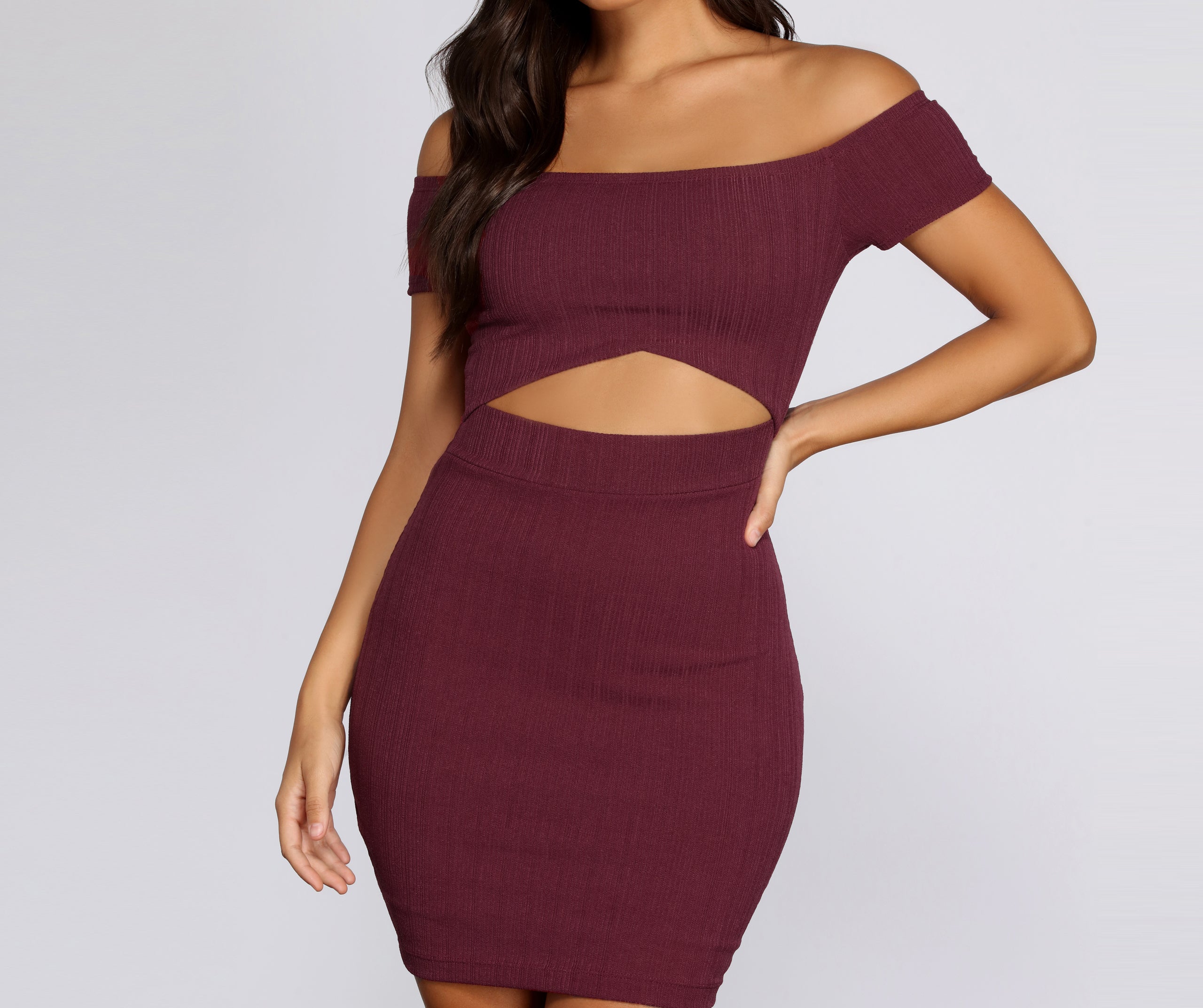 Casual Cut Out Mini Dress