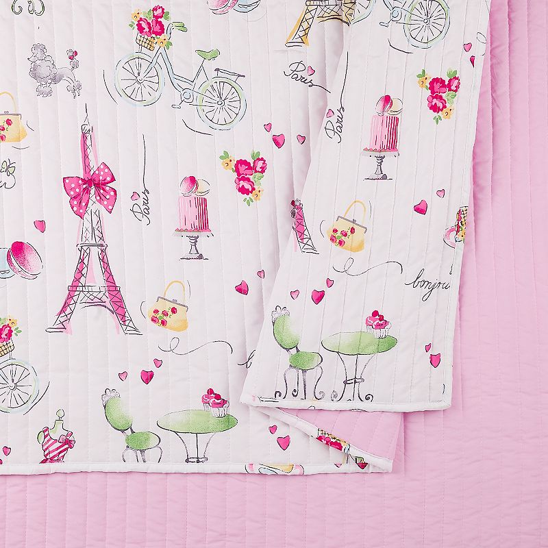 Urban Playground Pretty in Paris Quilt Set with Shams