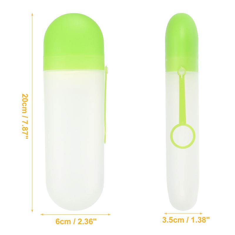 Portable Toothbrush Case Toothbrush Holders 7.87x2.36x1.38