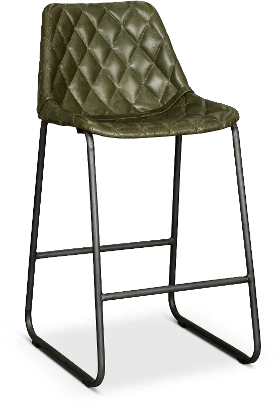 Black Forest Green Counter Height Stool