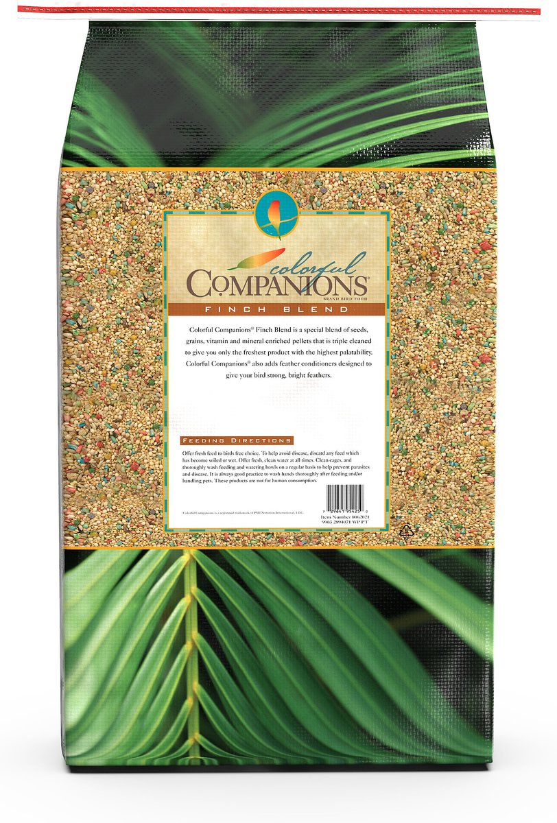 Colorful Companions Finch Blend Finch Food， 25-lb bag