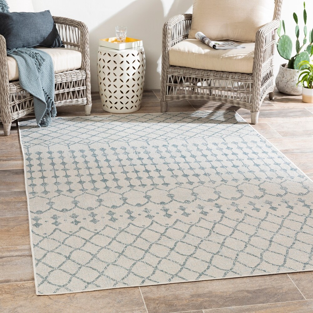 Grady Indoor / Outdoor Boho Geometric Area Rug