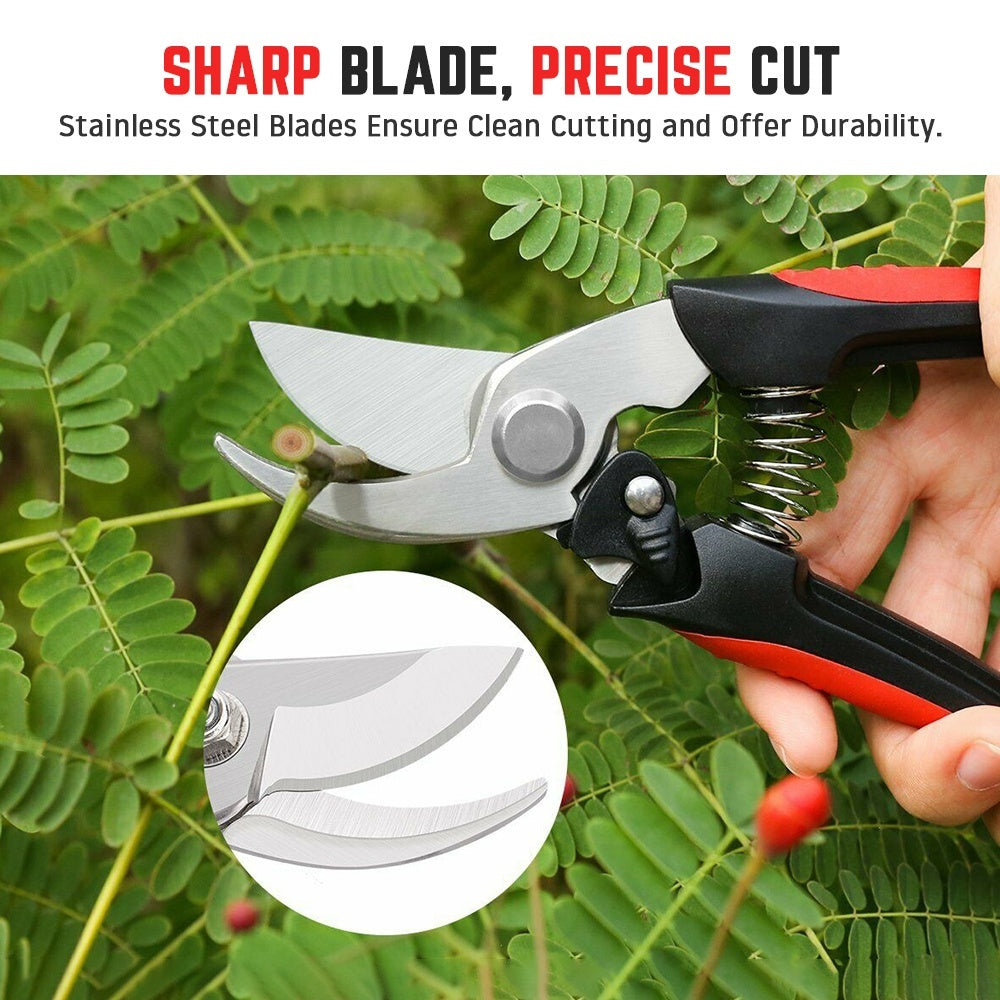 Professional Durable Garden Pruning Shears Gardening Secateurs Plant Flower Tree Branch Cutter Grafting Tool Scissors