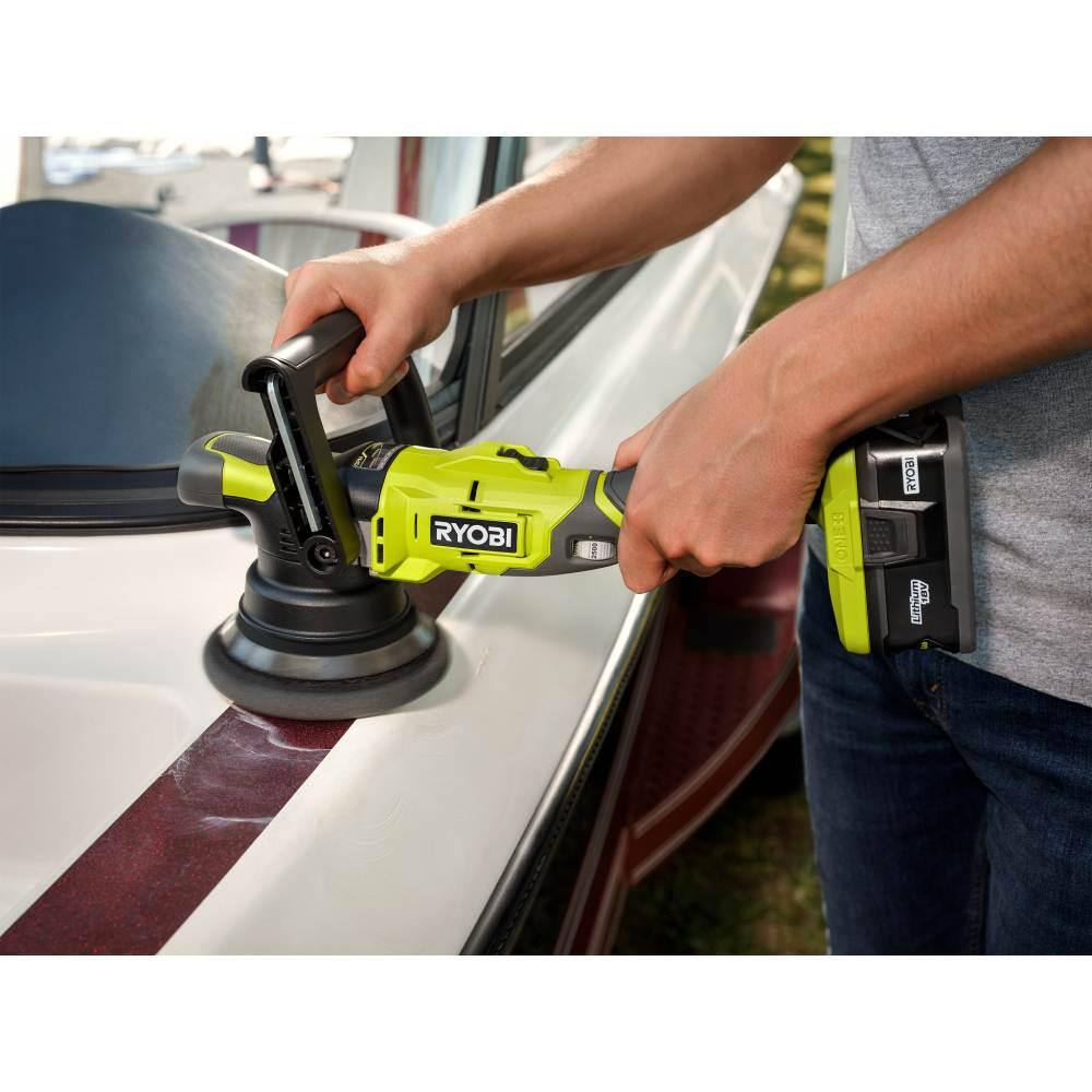 RYOBI ONE+ 18V 5 in. Variable Speed Dual Action Polisher (Tool Only) PBF100B