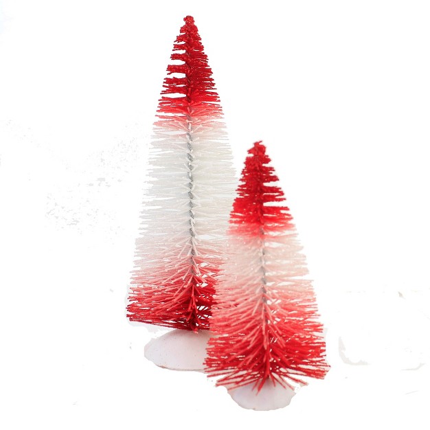 Department 56 Accessory Peppermint Stripe Trees Decorative Figurines