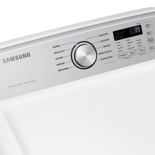  7.4 cu.ft. vented front load Smart Electric Dryer with Sensor Dry in White DVE47CG3500W