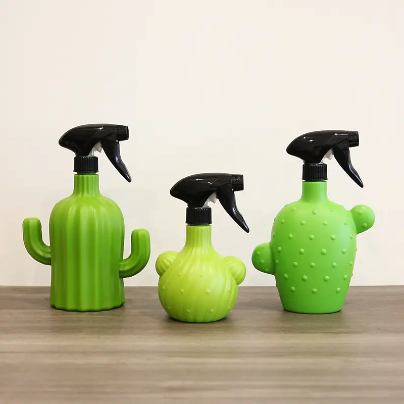 32OZ 1000ML Cactus Shape Spray Bottle  garden trigger Spray Cactus shaped plastic spray bottle