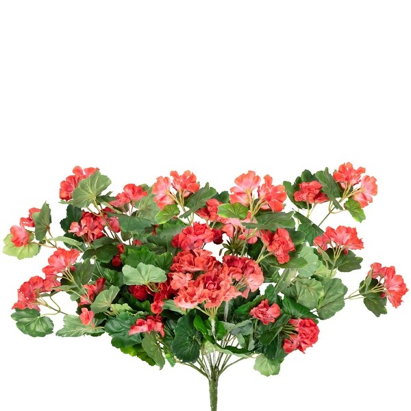 Artificial Geranium Floral Bush Spray