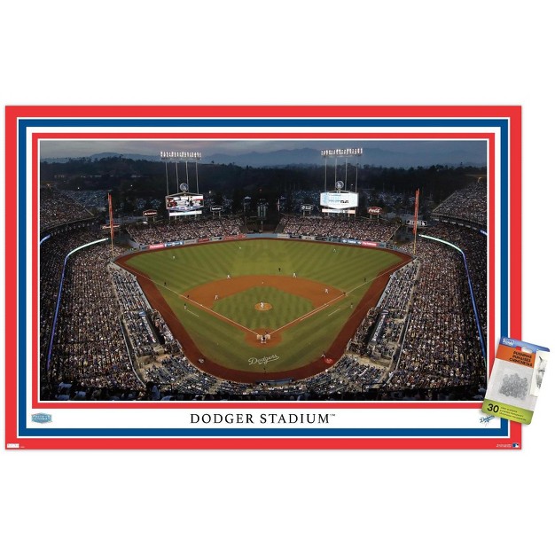 Trends International Mlb Los Angeles Dodgers Dodger Stadium 22 Unframed Wall Poster Prints