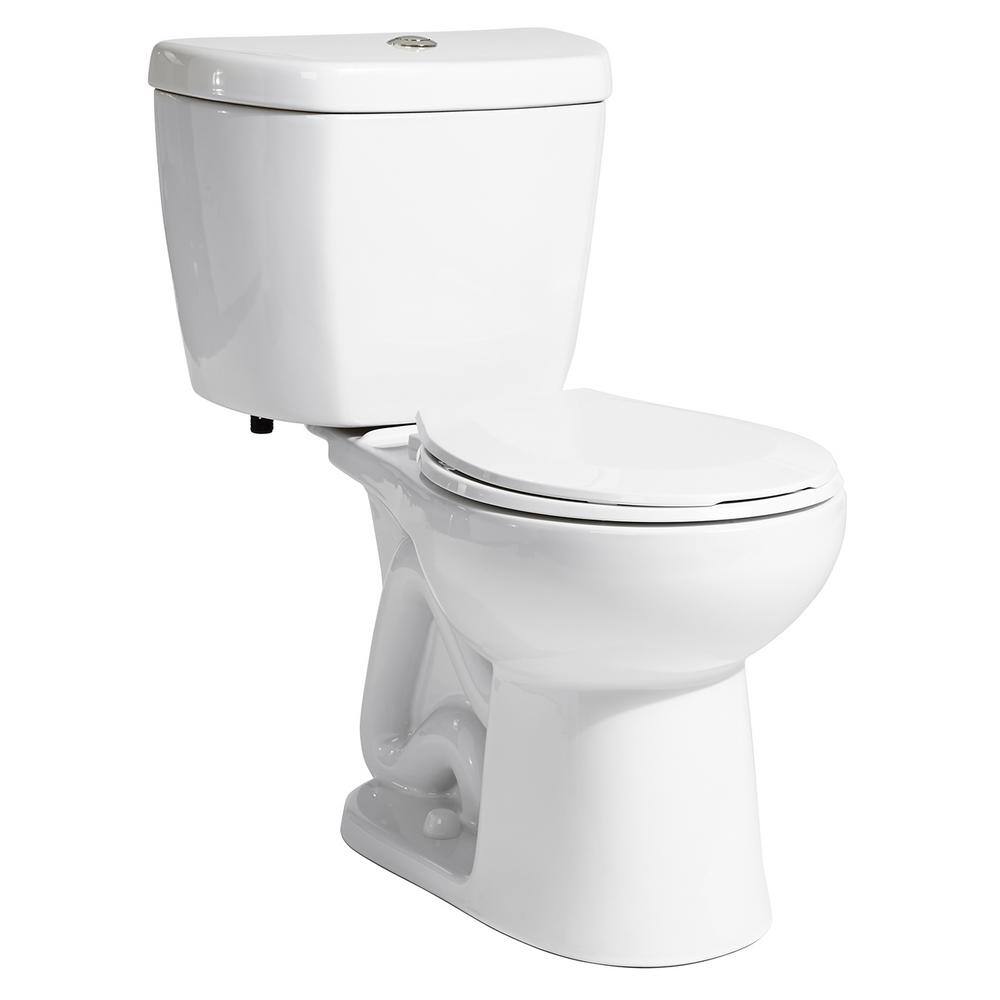 Niagara Stealth 2-Piece 0.8 GPF Single Flush Round Bowl Toilet in White 77001RWHAI1