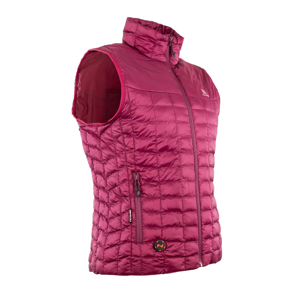 Mobile Warming Backcountry Vest Womens 7.4V Burgundy Medium ;