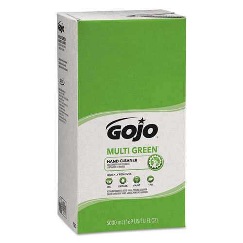 Gojo MULTI GREEN Hand Cleaner Refill | 5000mL， Citrus Scent， Green， 2