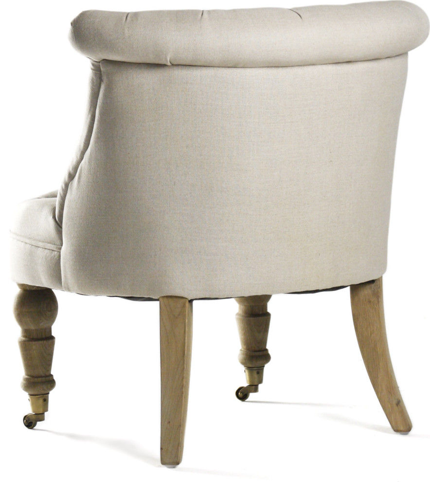 Amelie Slipper Chair   Traditional   Armchairs And Accent Chairs   by HedgeApple  Houzz