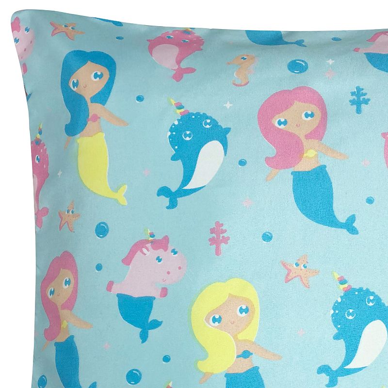 Harper Lane Mermaid and Friends Throw Pillow