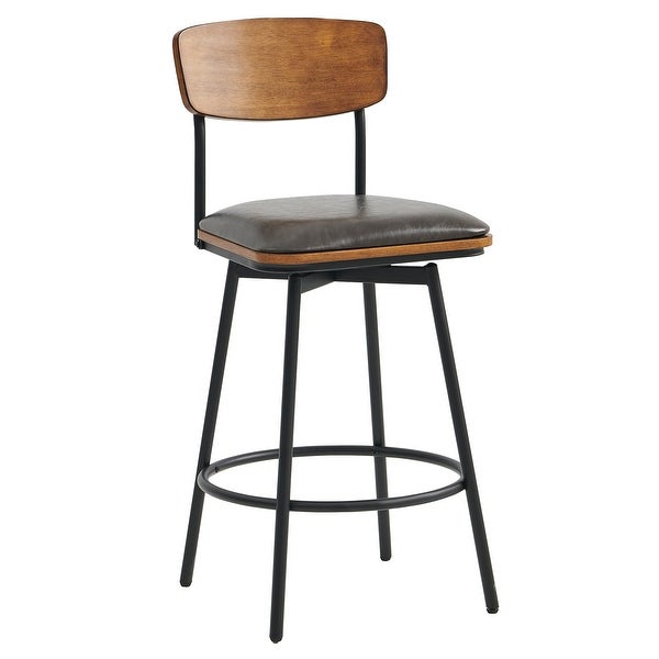 Claire Swivel Counter Height Bar Stool Set of 2