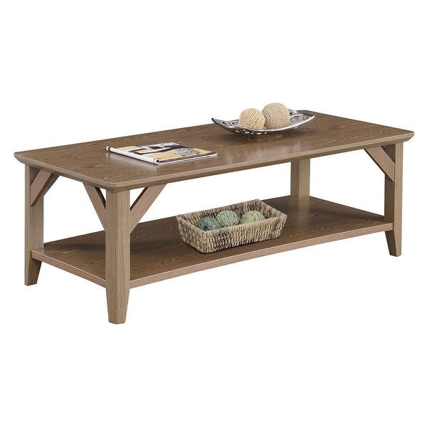 The Gray Barn West Coffee Table with Shelf