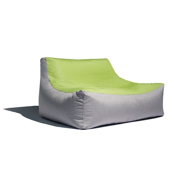 Jaxx Lavista Outdoor Bean Bag Loveseat / Modern Patio Sofa