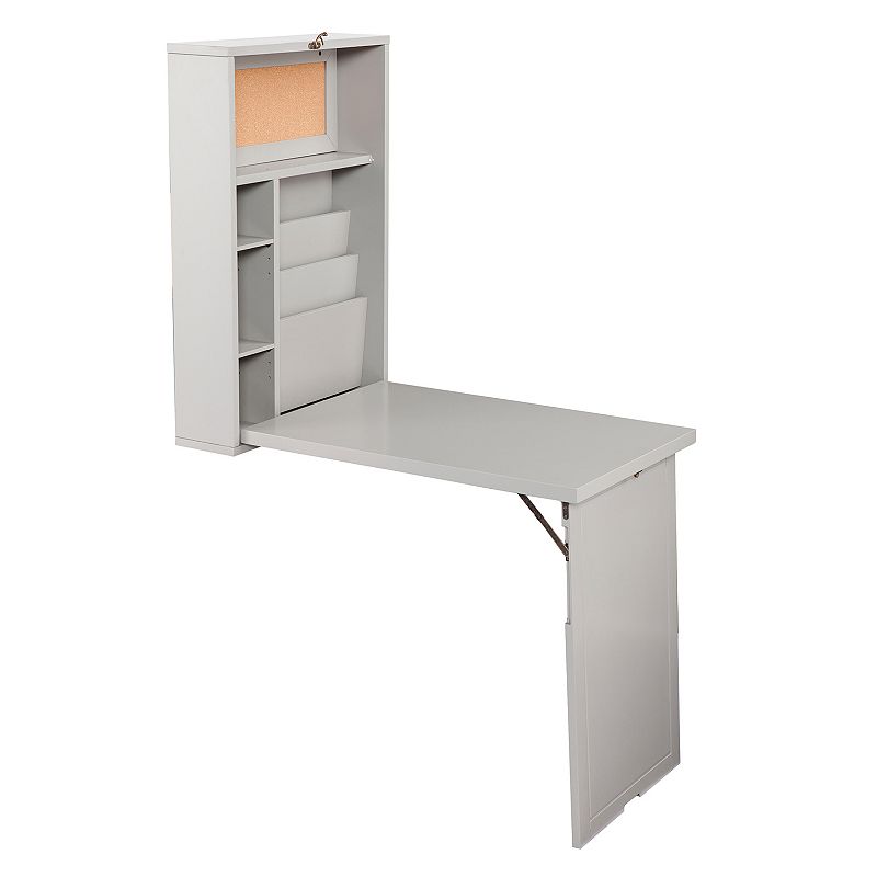 Southern Enterprises Fold-Out Convertible Wall Mount Desk