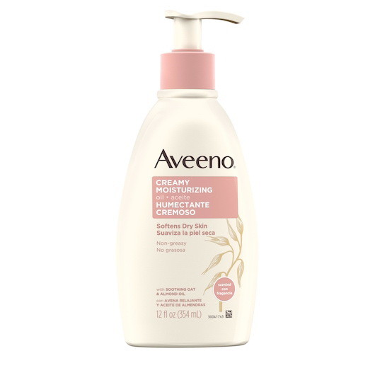 Aveeno Creamy Moisture Oil  12 Fluid Ounces  4 per...