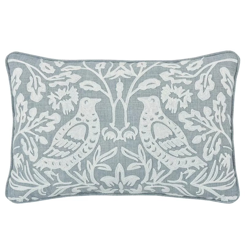 Five Queens Court Blue Ivy Boudoir Decorative Throw Pillow