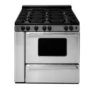 Premier ProSeries 36 in. 3.91 cu. ft. Gas Range in Stainless Steel P36S3182PS