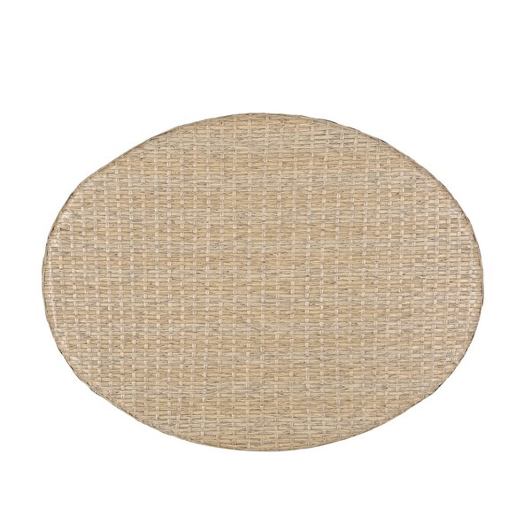 Woven Wicker Weave Coffee Table for Patio