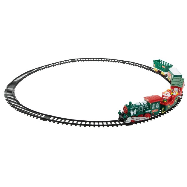 Northlight 30 Pc Battery Operated Lighted And Animated Classic Christmas Train Set With Music