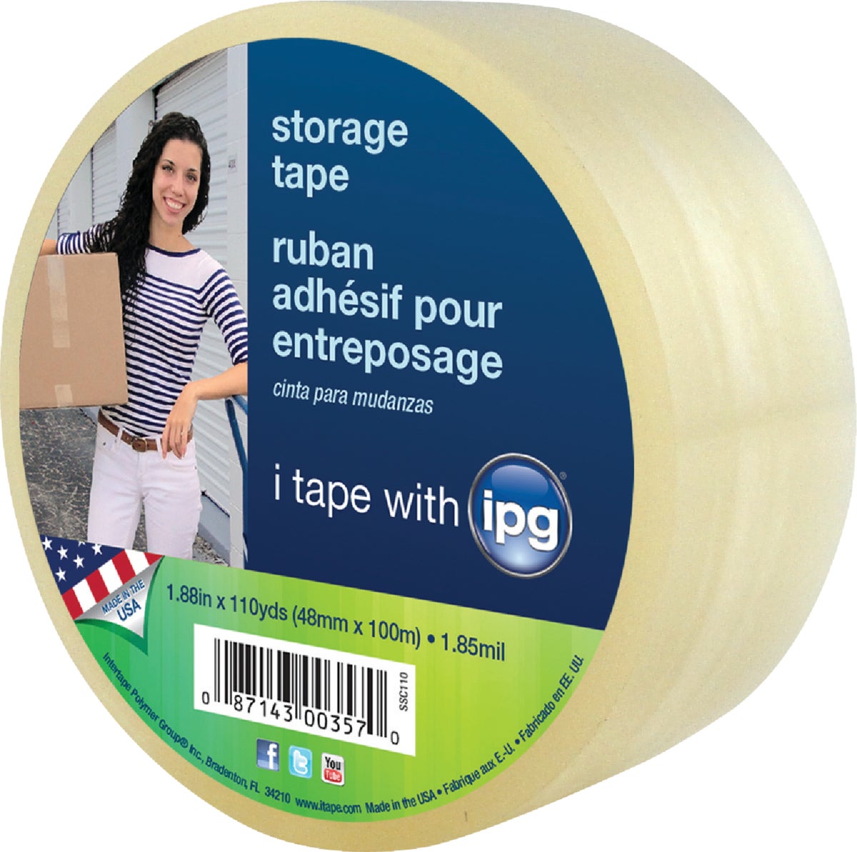 IPG Film Carton Sealing Tape Clear