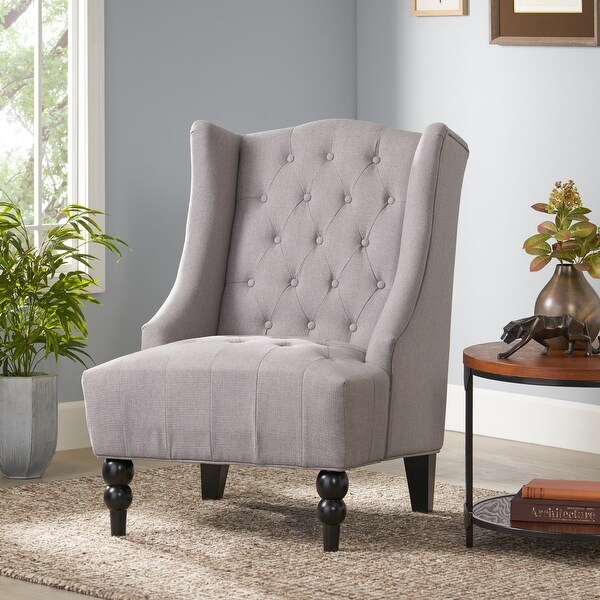 Toddman Tufted High-back Club Chair by Christopher Knight Home - 27.25