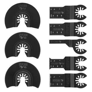 RYOBI Multi-Material Oscillating Blade Set (8-Piece) A24801