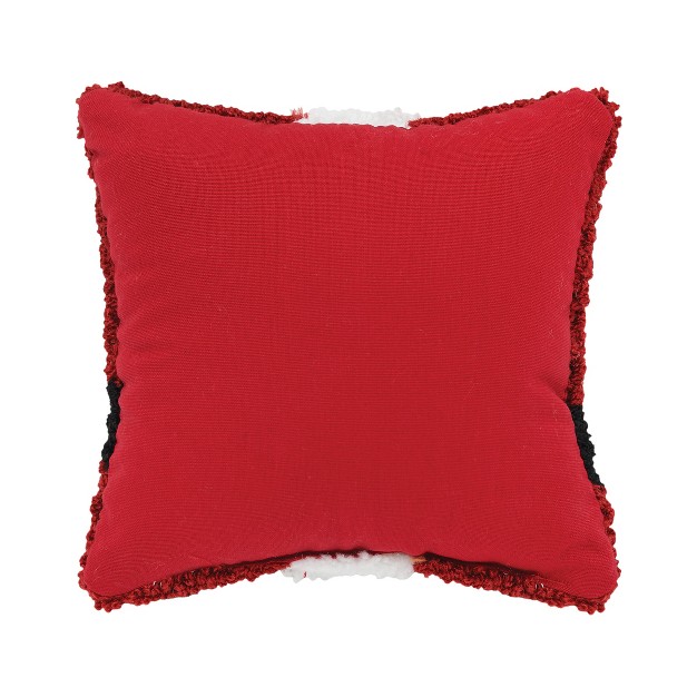 X 8 quot Santa Suit Hooked Throw Pillow