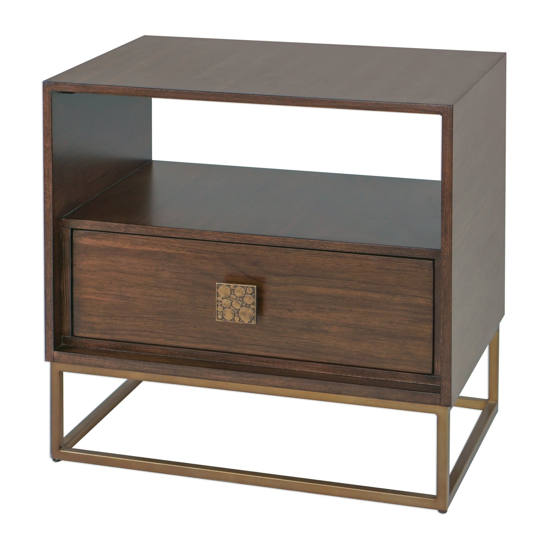 Uttermost Bexley Dark Walnut Side Table