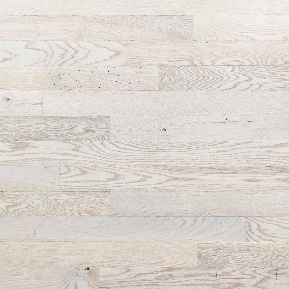 Timberchic 18 in. x 3 in. x 12 in. - 42 in. White Oak Peel and Stick Wooden Decorative Wall Paneling (20 sq. ft.Box) 643