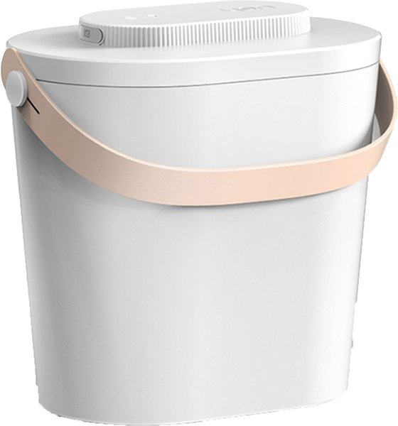 Pawshelf Vacuum Dog and Cat Food Storage Container， White， Medium