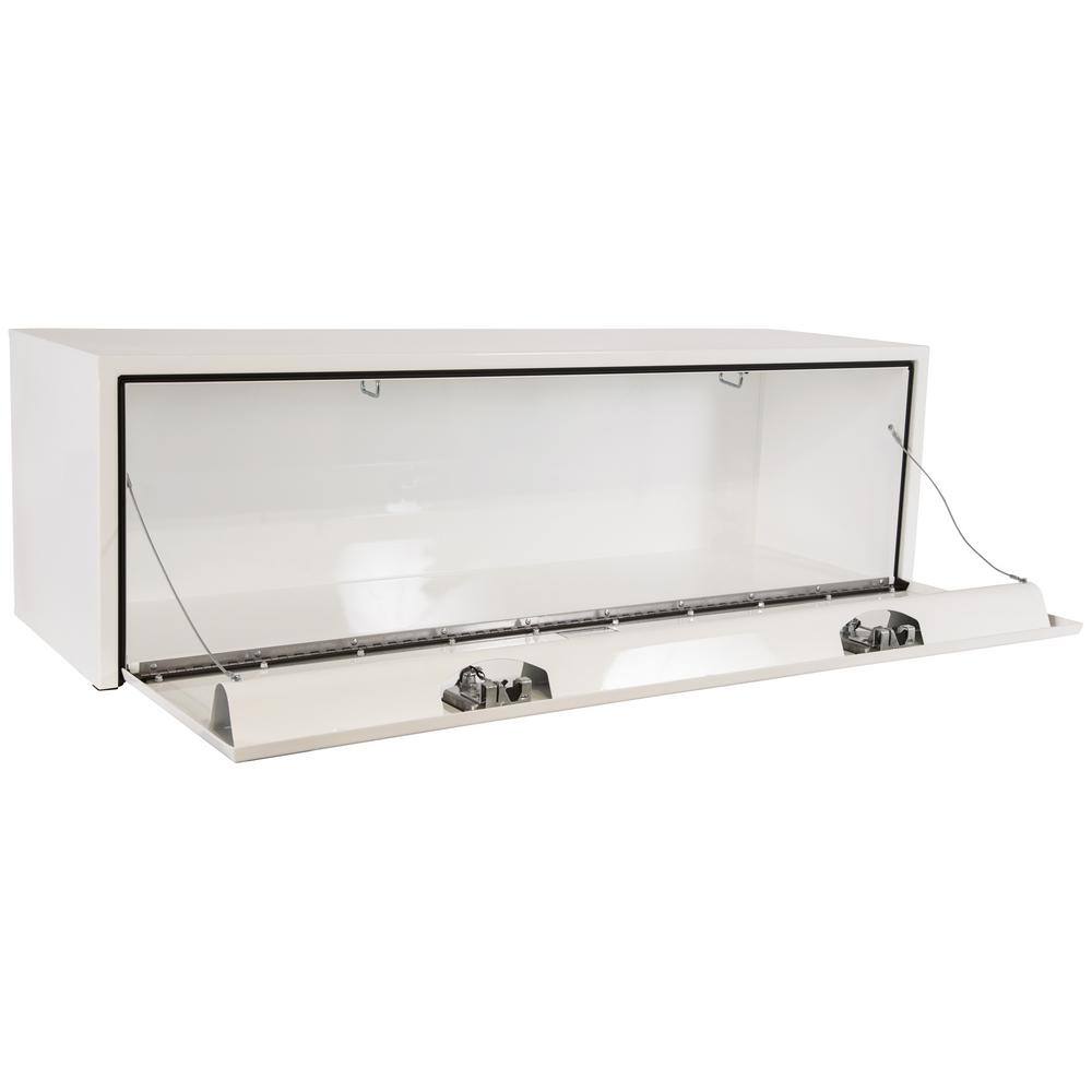 Buyers Products Company 18 in. x 18 in. x 48 in. White Steel Underbody Truck Tool Box 1702210