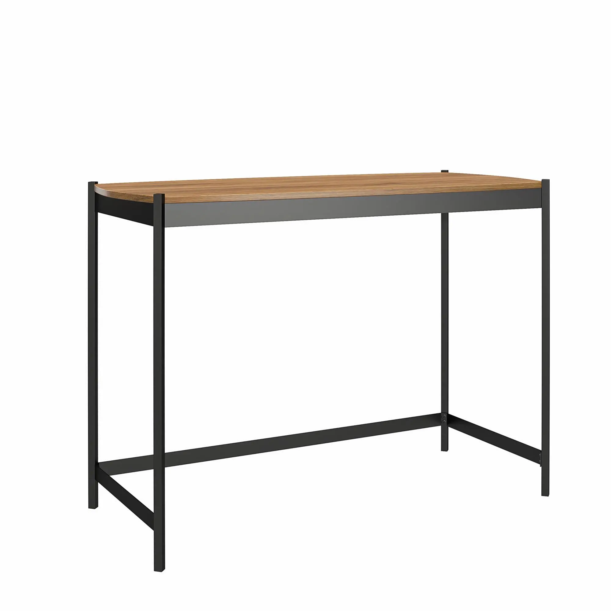 Tallulah Walnut and Gunmetal Gray Desk