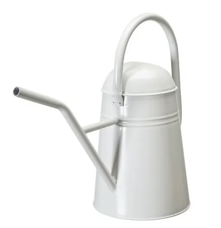 Premium Quality Galvanized Watering Can Round Shape White Color Water Can Creative Designer Handmade Best Watering Can