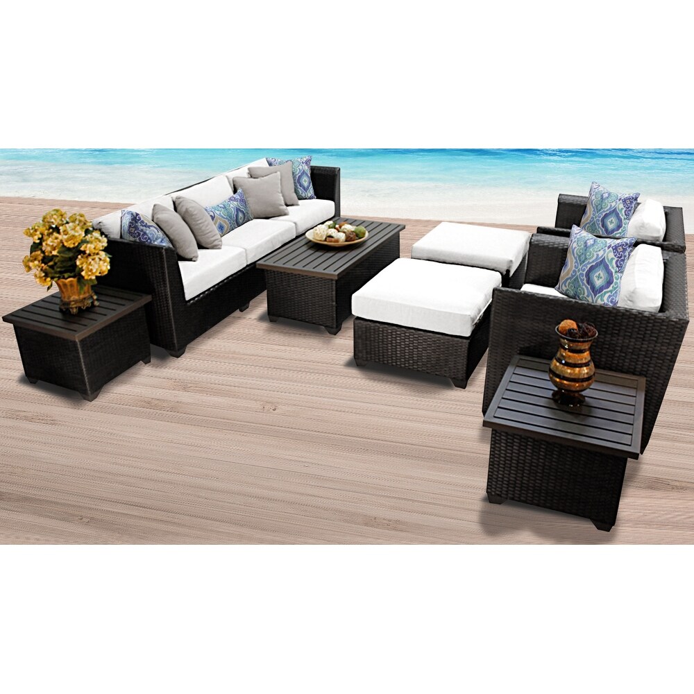 Barbados 10 piece Outdoor Wicker Patio Furniture Set