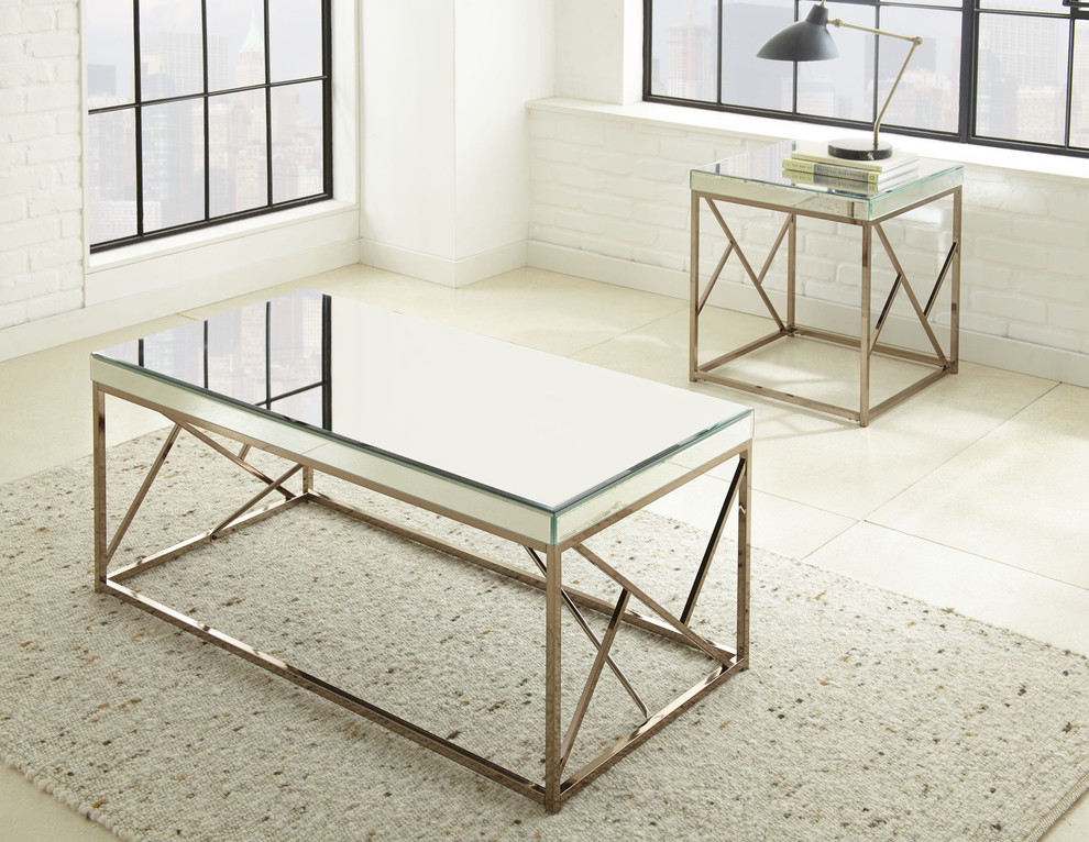 Evelyn End Table   Contemporary   Side Tables And End Tables   by HedgeApple  Houzz