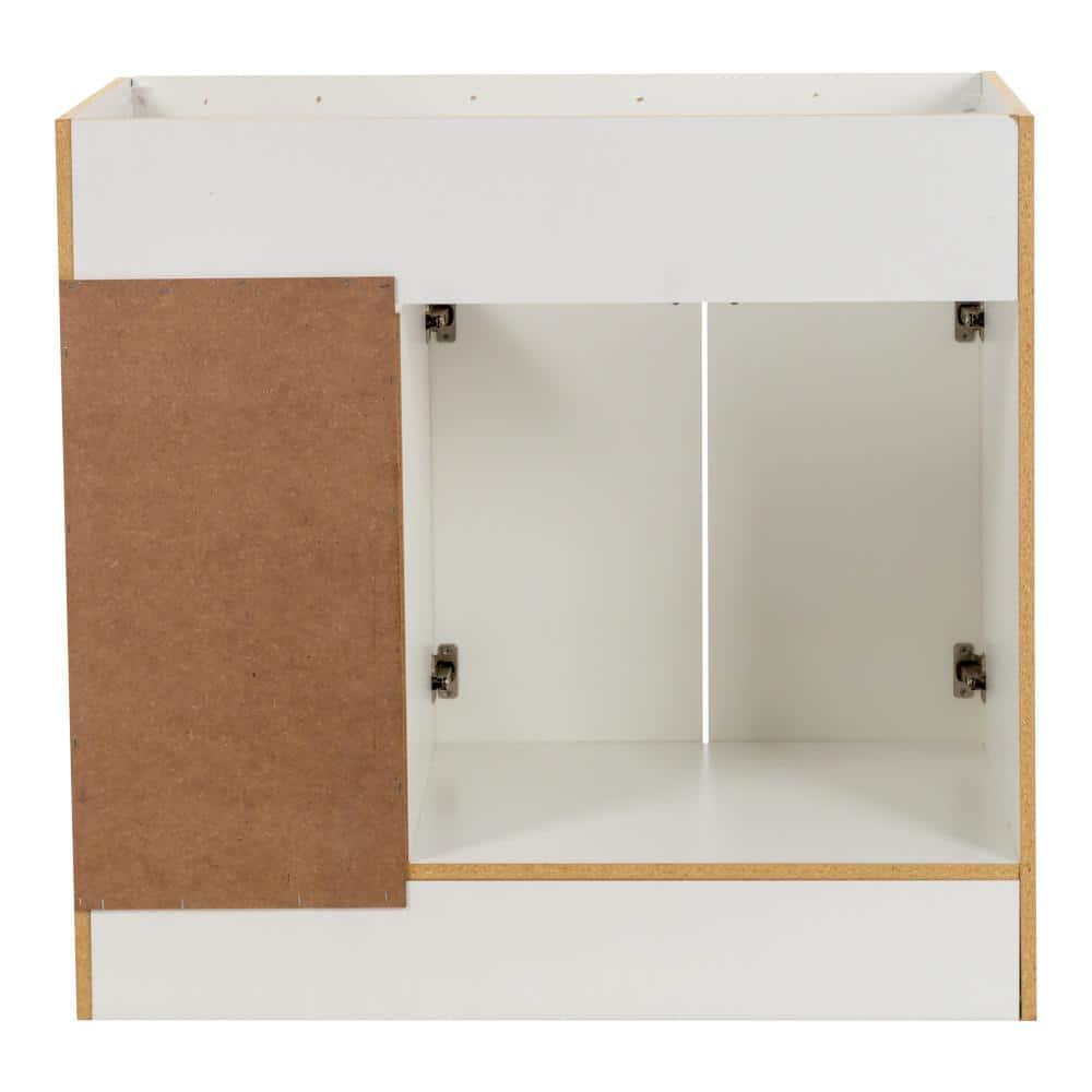 Glacier Bay Glensford 36 in W x 2165 in D x 3421 in H Bath Vanity Cabinet Only in White